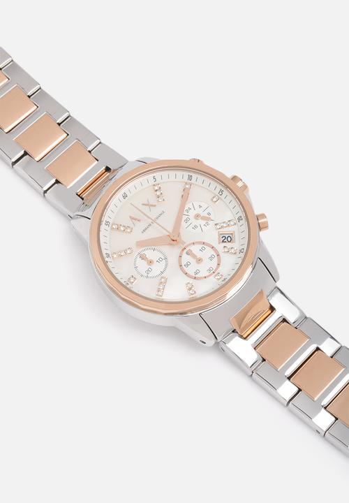 Armani Exchange - Dress watch 9 - CORE silver rose