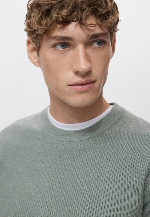 MANGO - Jersey Ten - Medium Green