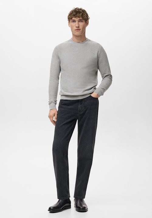 MANGO - Jersey Ten - Medium Grey