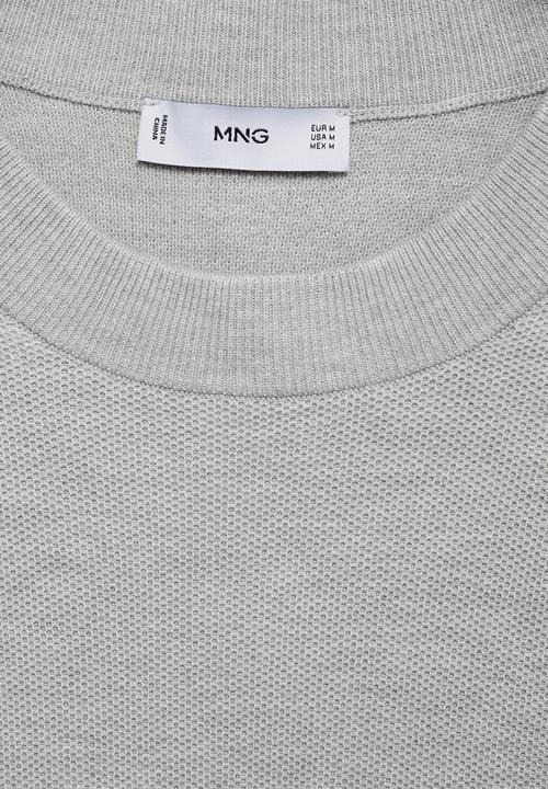 MANGO - Jersey Ten - Medium Grey