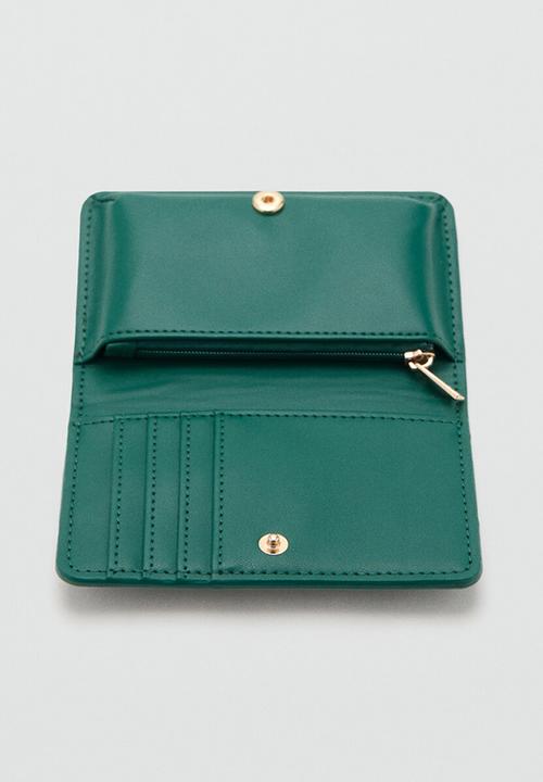 MANGO - Billetera P Burgos Wallet- Green
