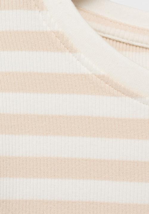 MANGO - Rory t -shirt  - sand