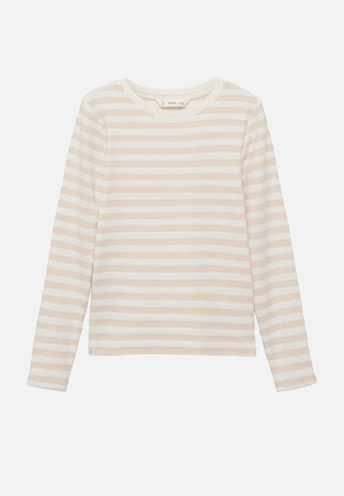 MANGO - Rory t -shirt  - sand