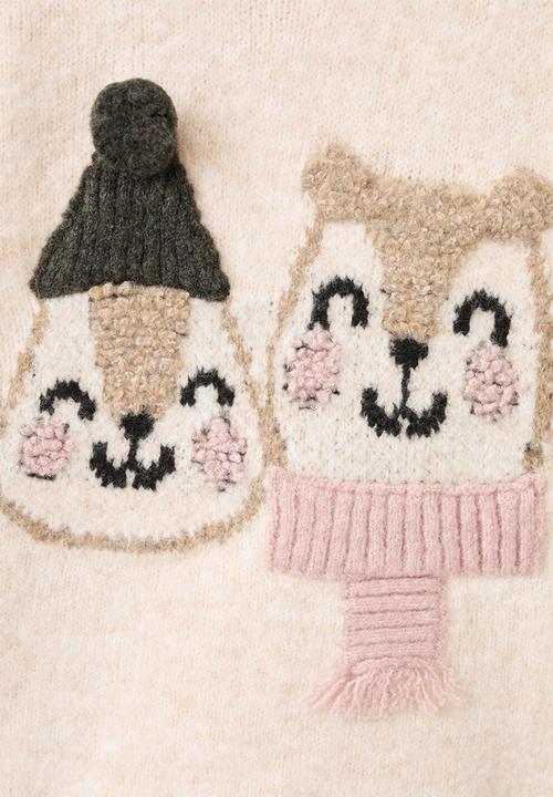 MANGO - Sweater squirrel  - brown