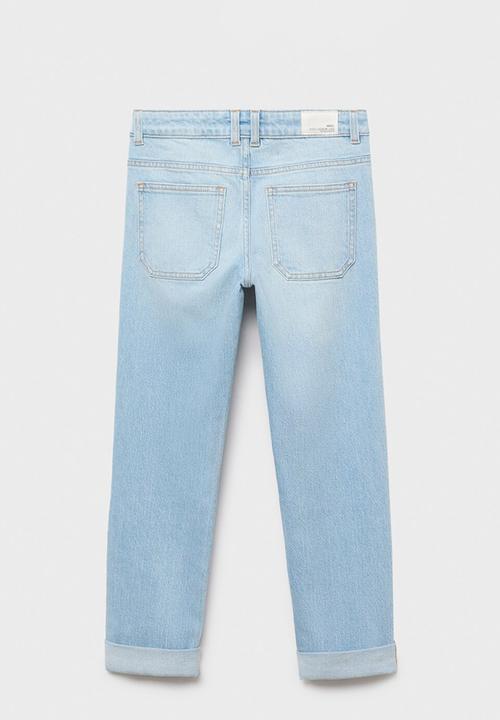 MANGO - Jeans Regular - Open Blue