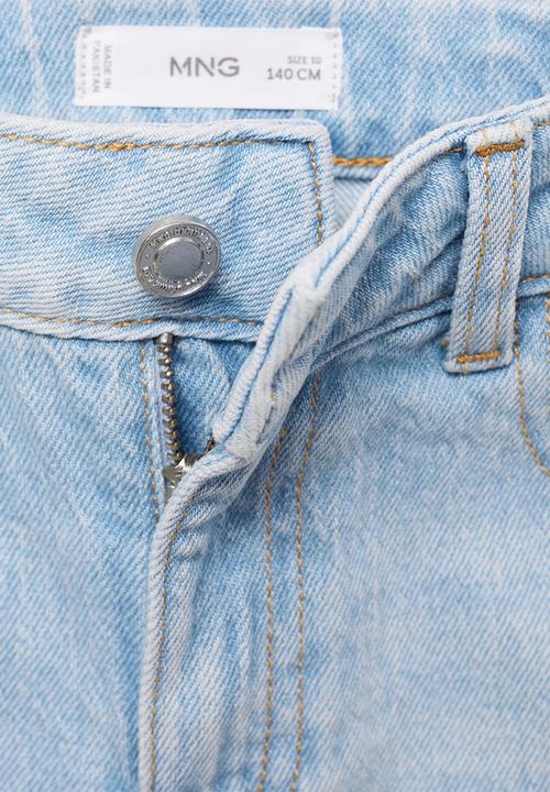 MANGO - Jeans Regular - Open Blue