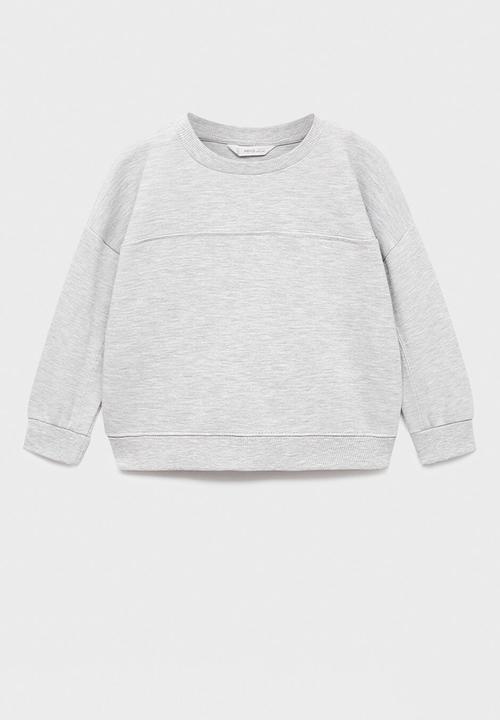 MANGO - Sweatshirt  pique - grey