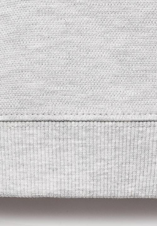 MANGO - Sweatshirt  pique - grey