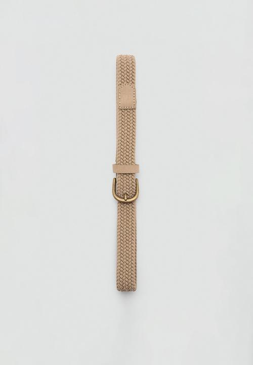 MANGO - Belt henryc - medium brown