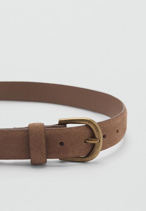 MANGO - Belt dave - brown