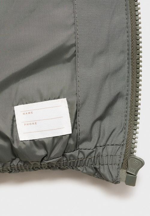 MANGO - Africa  pull over jacket - pastel green