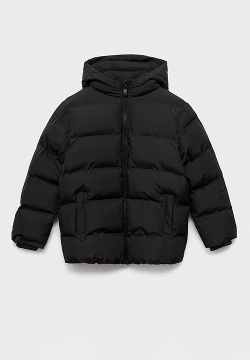 MANGO - Africa pull over jacket - black