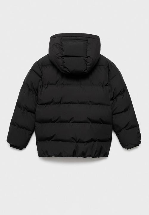 MANGO - Africa pull over jacket - black