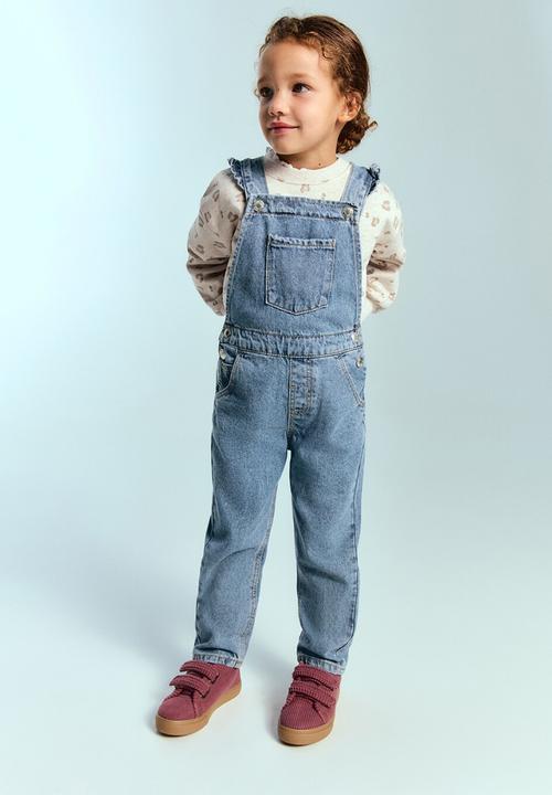 MANGO - Overall emille - open blue