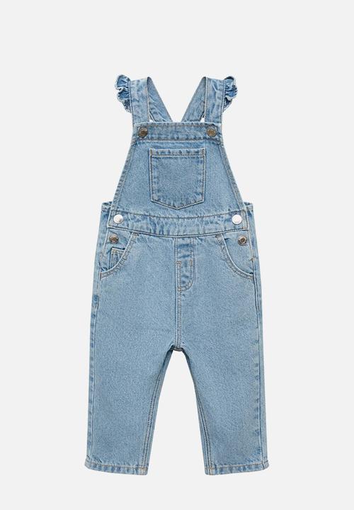 MANGO - Overall emille - open blue