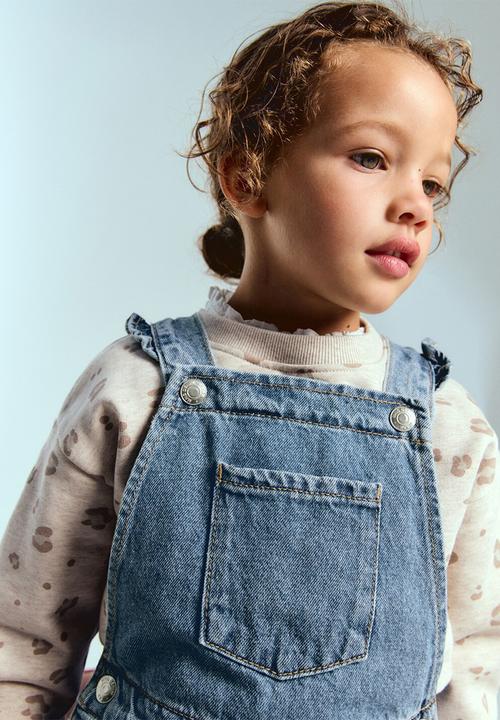 MANGO - Overall emille - open blue