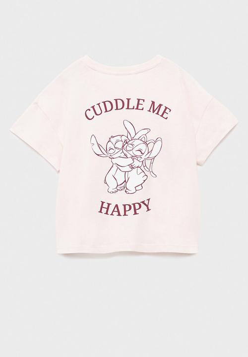 MANGO - T-shirt stibest - pink