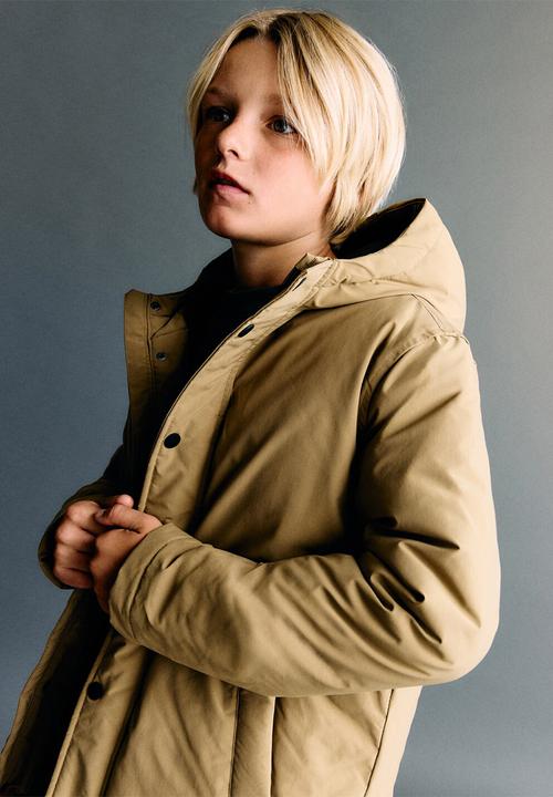 MANGO - Steve pull over jacket - brown