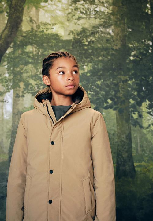MANGO - Steve pull over jacket - brown