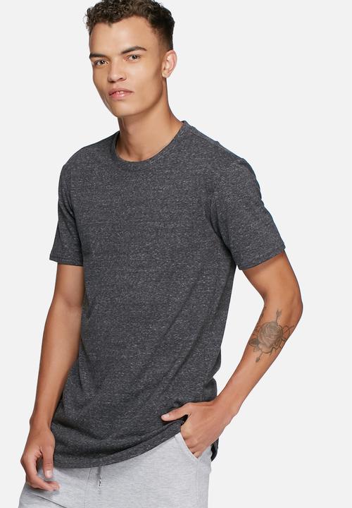 basicthread - Loopback curved hem tee