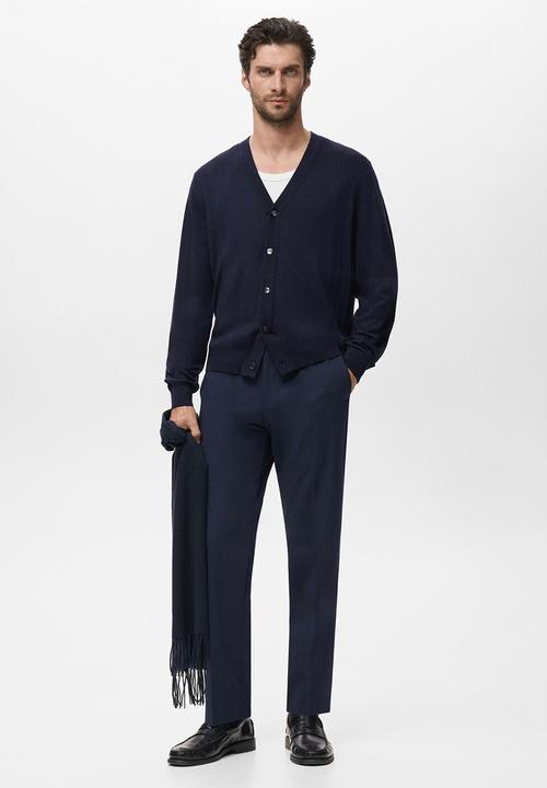 MANGO - Cardigan Willyc - Navy
