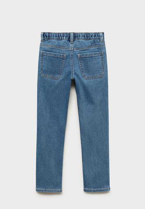 MANGO - Jeans Comfy - Open Blue