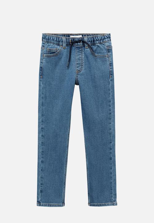 MANGO - Jeans Comfy - Open Blue
