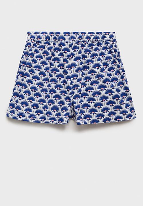 MANGO - Shorts Kotao - Medium Blue