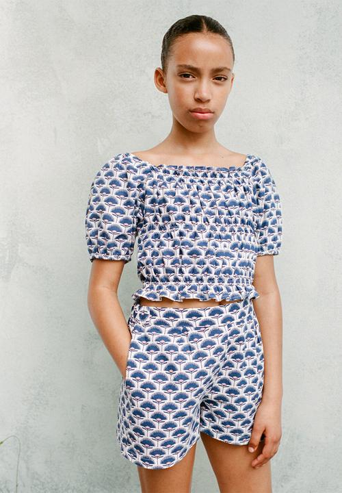 MANGO - Shorts Kotao - Medium Blue