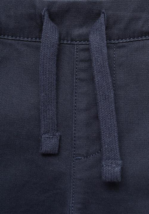 MANGO - Trousers cord - navy