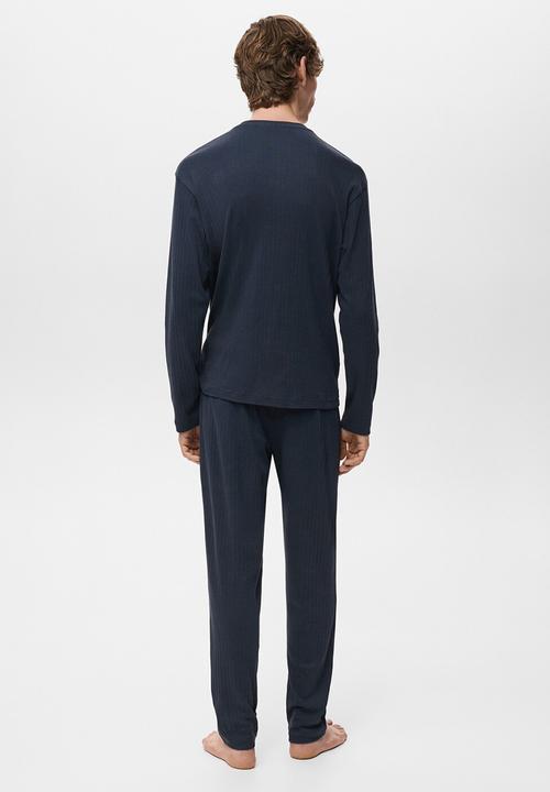 MANGO - Pijama Pack Diplo - Navy