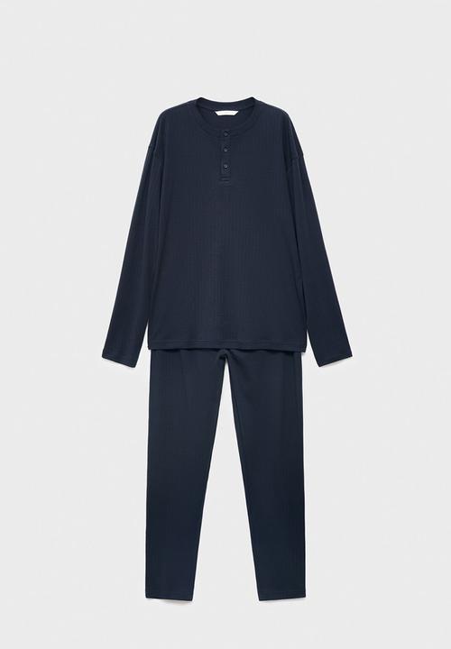 MANGO - Pijama Pack Diplo - Navy