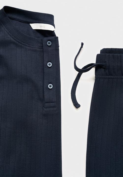 MANGO - Pijama Pack Diplo - Navy