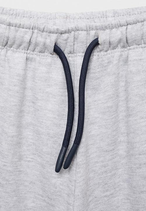 MANGO - Cotton joggers with elastic waist - grey