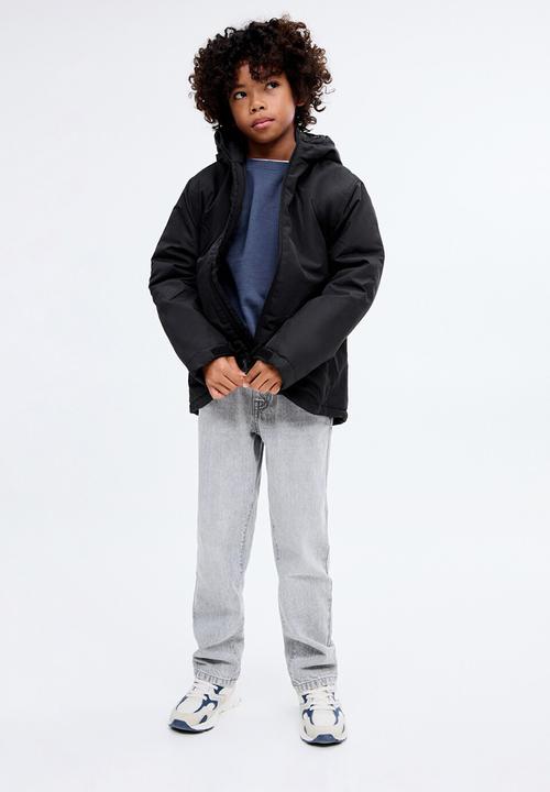 MANGO - Alberto pullover jacket- black