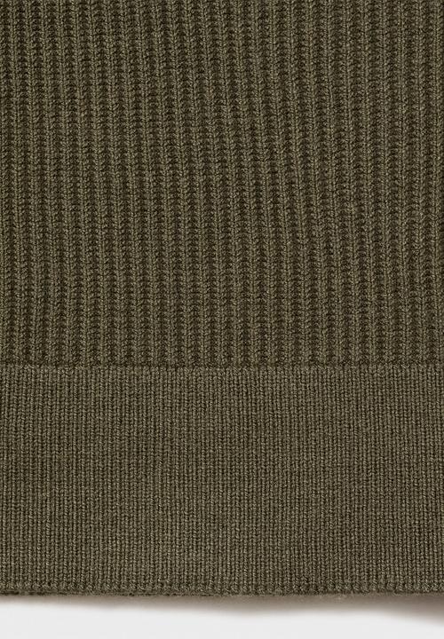 MANGO - Jersey Antigua - Dark Green