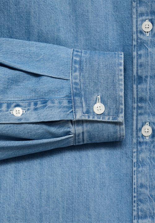 MANGO - Camisa Marzio - Light Denim Blue