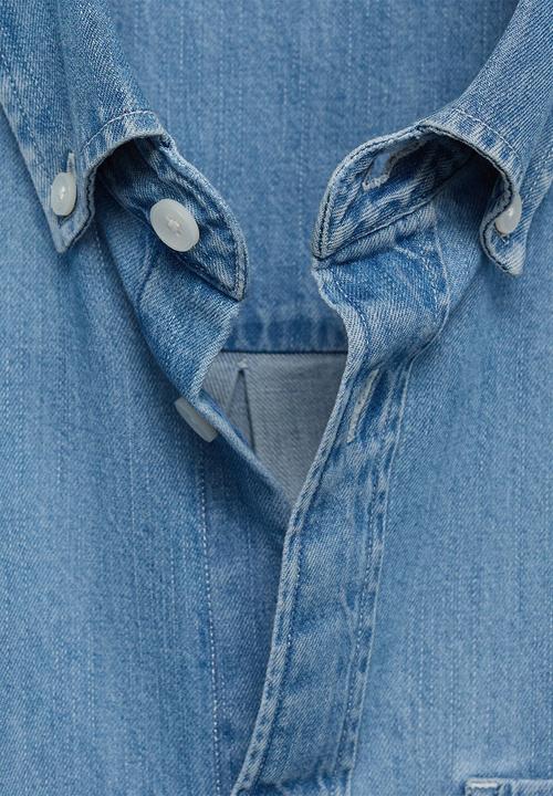 MANGO - Camisa Marzio - Light Denim Blue