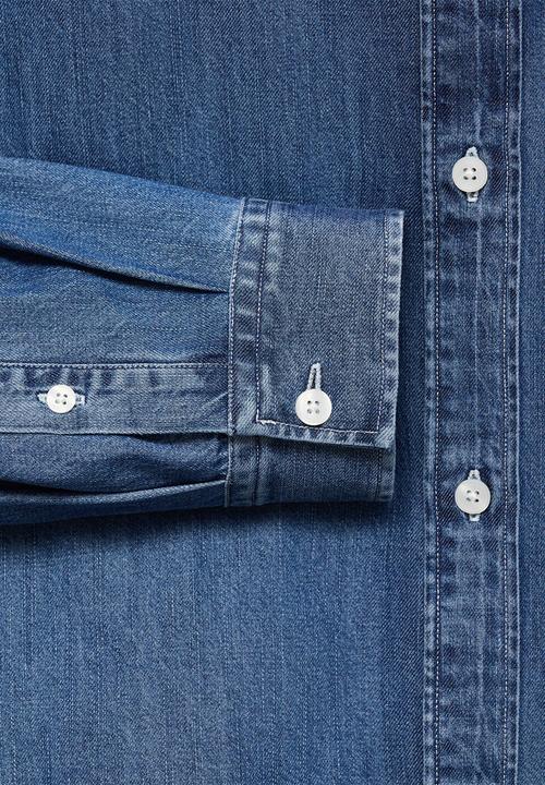 MANGO - Camisa Marzio - Denim