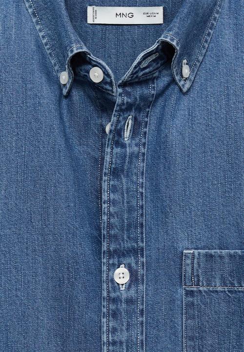 MANGO - Camisa Marzio - Denim