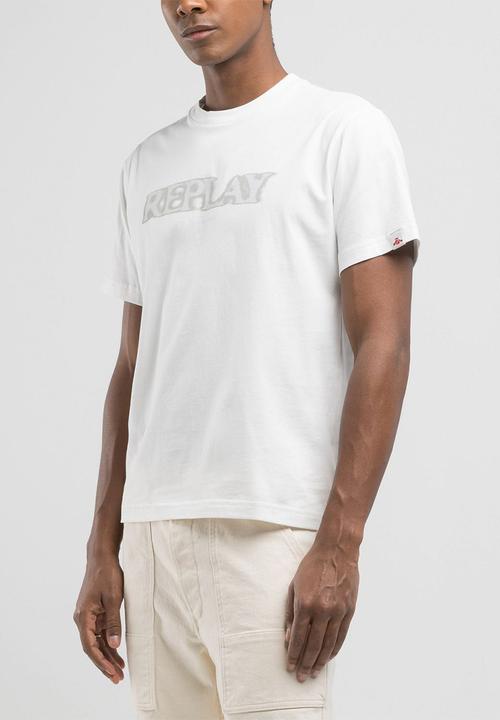 Replay - Basic Tee 30/1 - Natural White