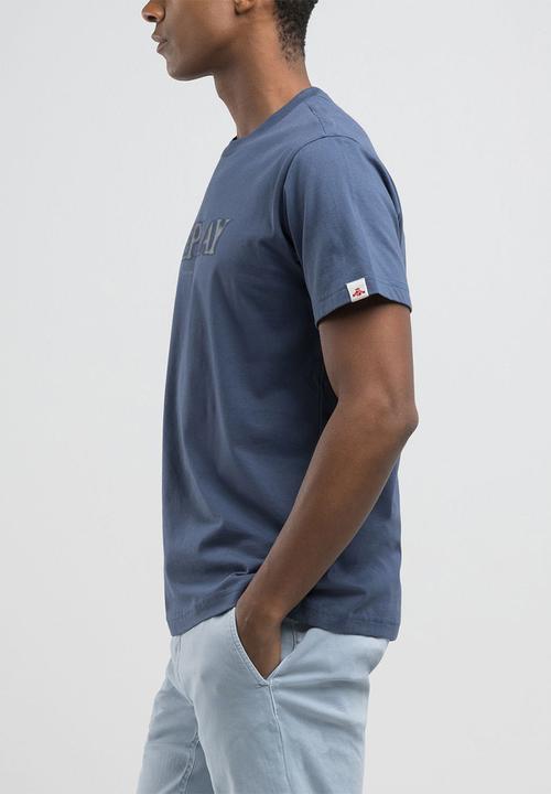 Replay - Basic Tee 30/1 - Medium Blue