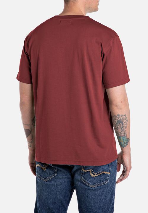 Replay - Basic Tee 30/1 - Red Brick