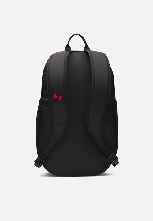 Under Armour - UA Hustle Lite Backpack - Black/Racer Red