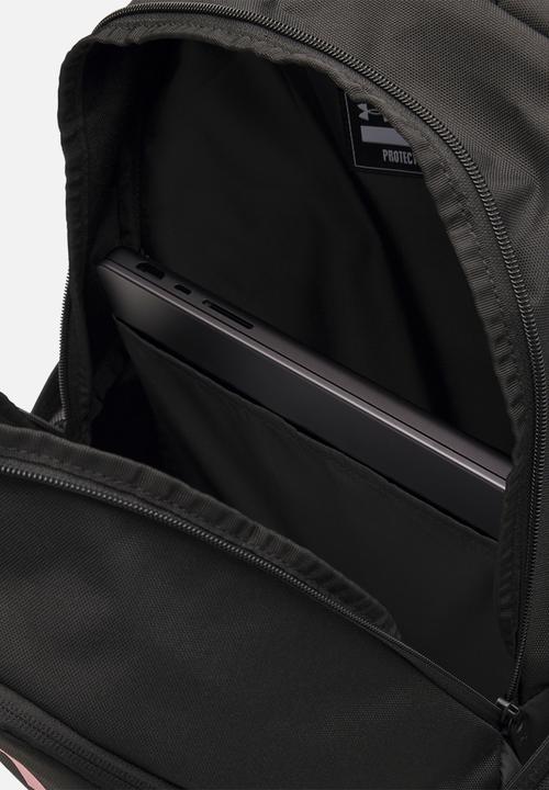 Under Armour - UA Hustle Lite Backpack - Black/Racer Red