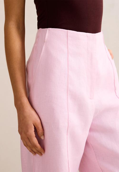 Forever New - Posey linen wide leg pant - candy hearts set
