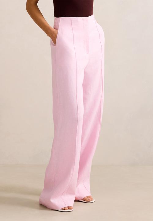 Forever New - Posey linen wide leg pant - candy hearts set