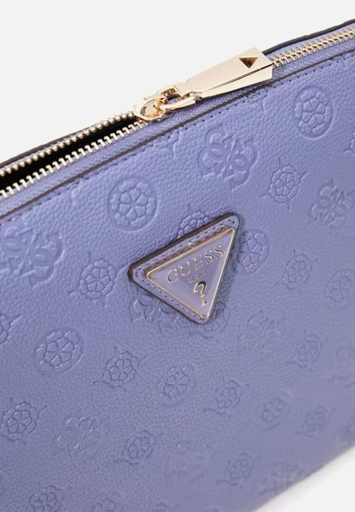 GUESS - Wilder xl top zip cosmetic - blue