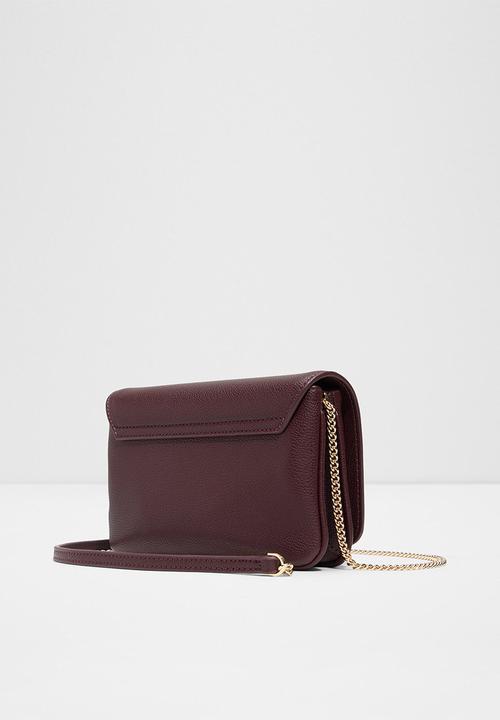 ALDO - Riverly crossbody bag - bordo