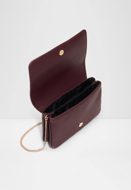 ALDO - Riverly crossbody bag - bordo